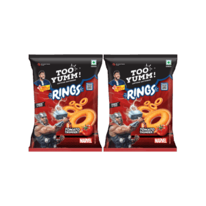 Too Yumm Baked Tomato Thunder Rings Crisps - Pack of 2 - 2 x 70 g