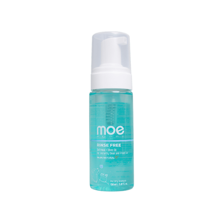 MoePuppy Rinse Free Dry Pet Shampoo – 150 ml