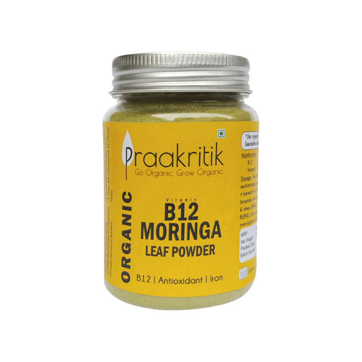 Praakritik B12 Organic Moringa Powder – 100 g