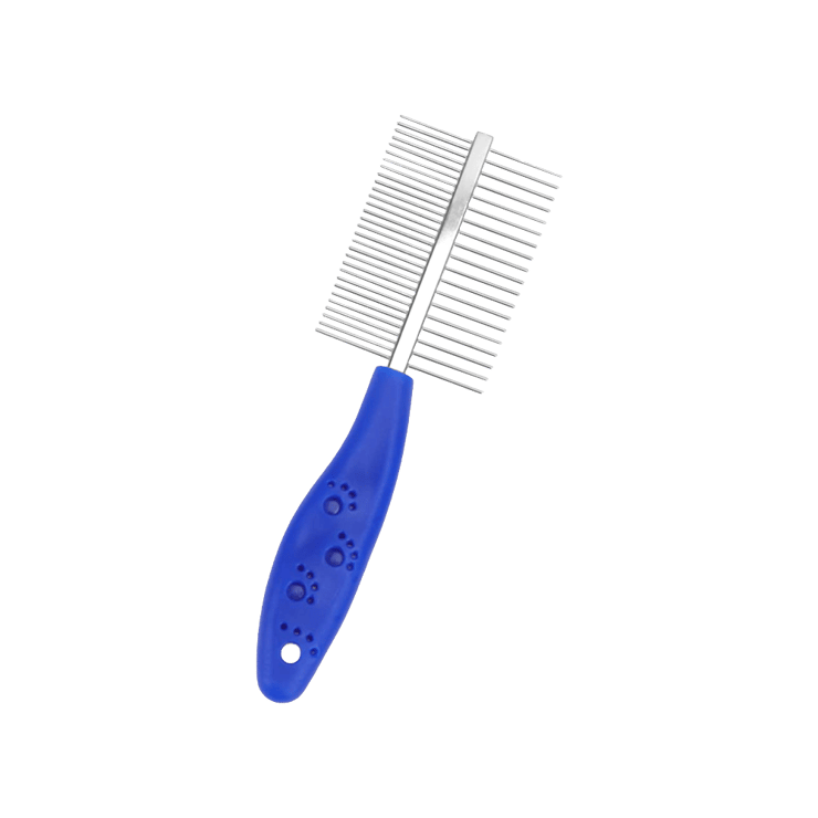 Foodie Puppies Double Side Pet Comb (Blue) – 1 piece