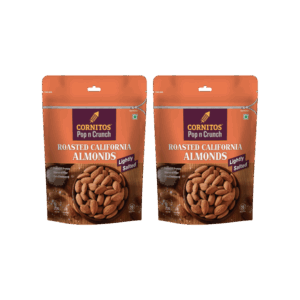 Cornitos Pop n Crunch Lightly Salted California Flavoured Almonds - Roasted - Pack of 2 - 2 x 200 g