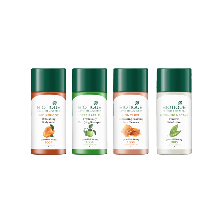 Biotique Bath & Body Travel Kit – 1 pack (4 pieces)