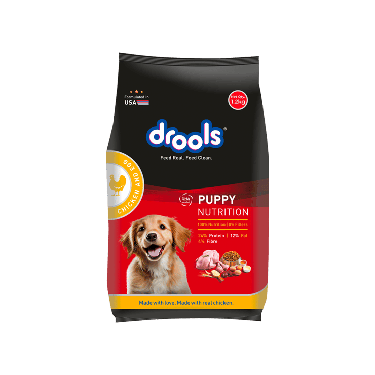 Drools Chicken & Egg Dry Puppy Food – 1.2 kg
