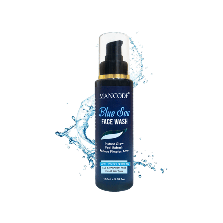 Mancode Blue Sea Face Wash – 100 ml
