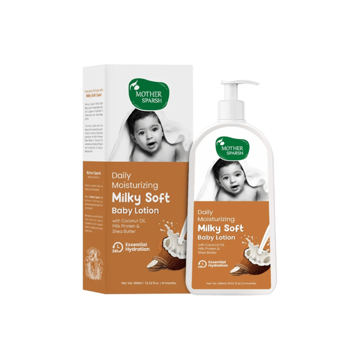 Mother Sparsh Daily Moisturising Milky Soft Baby Lotion – 400 ml