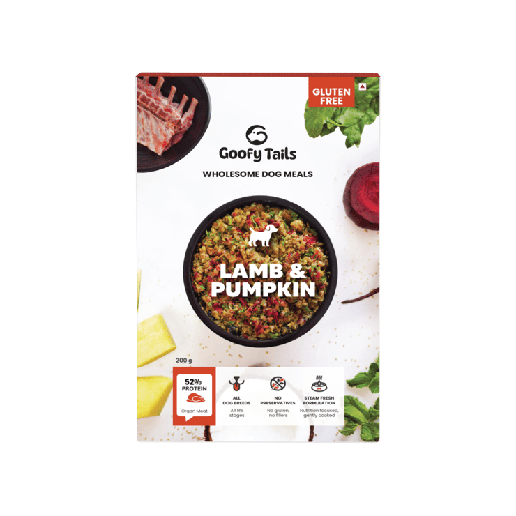 Goofy Tails Lamb & Pumpkin Wet Dog Food – 200 g