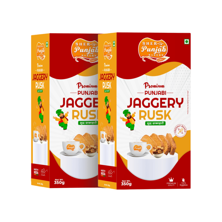 Sher Ae Punjab Bakers Jaggery Rusk Toast – 700 g