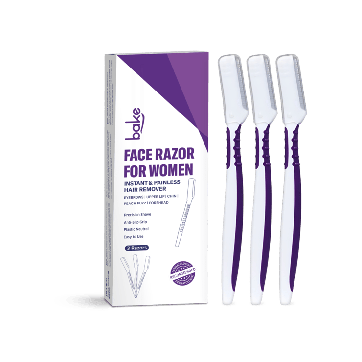Bake Face Razor for Women – 3 pieces