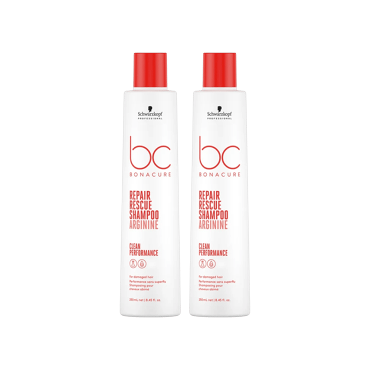 Schwarzkopf Professional Bonacure Repair Rescue Shampoo with Arginine – Pack of 2 – 2 x 250 ml