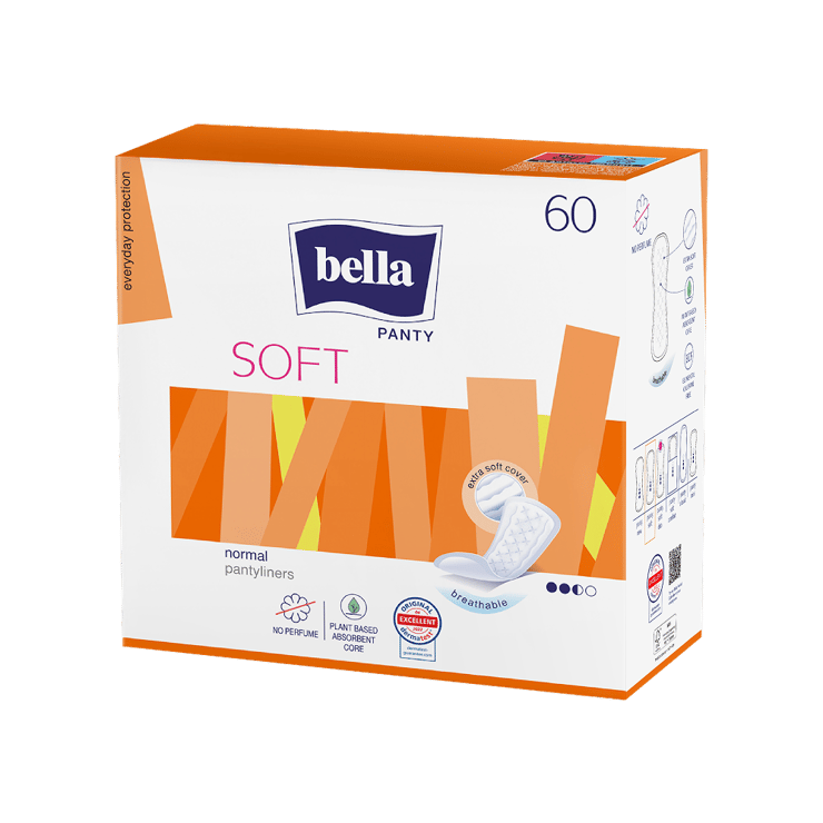 Bella Soft Panty Liners – 1 pack (60 pieces)