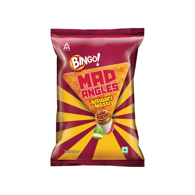 Bingo Mad Angles Achaari Masti Crisps – 117 g