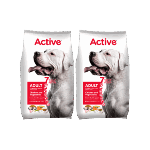 Active Adult Chicken and Vegetables Dog Food - Buy 1 Get 1 Free - 6 kg (2 x 3 kg)