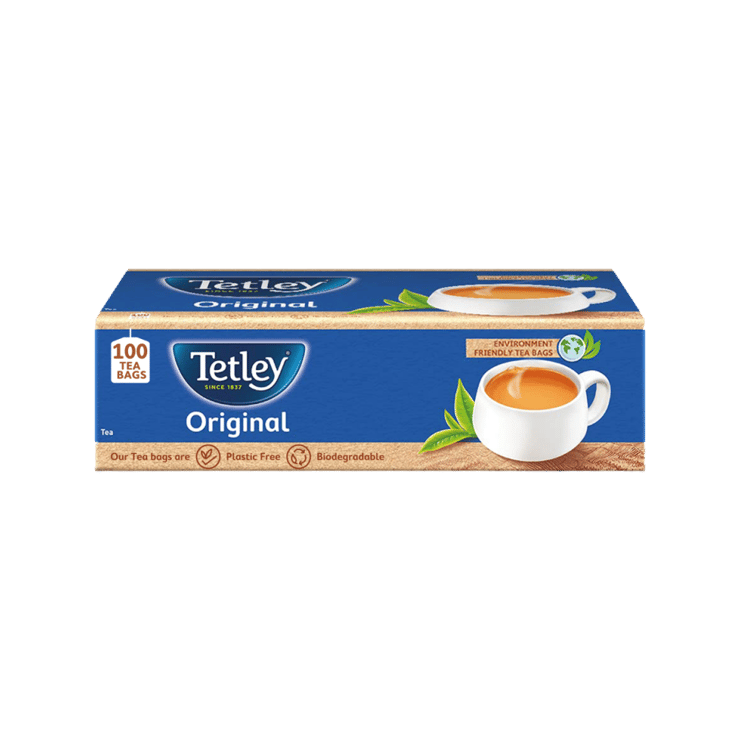 Tetley Original Black Tea – Tea Bags – 100 units
