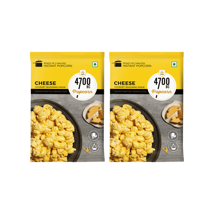 4700BC Instant Cheese Popcorn Jumbo Size – Pack of 2 – 2 x 60 g