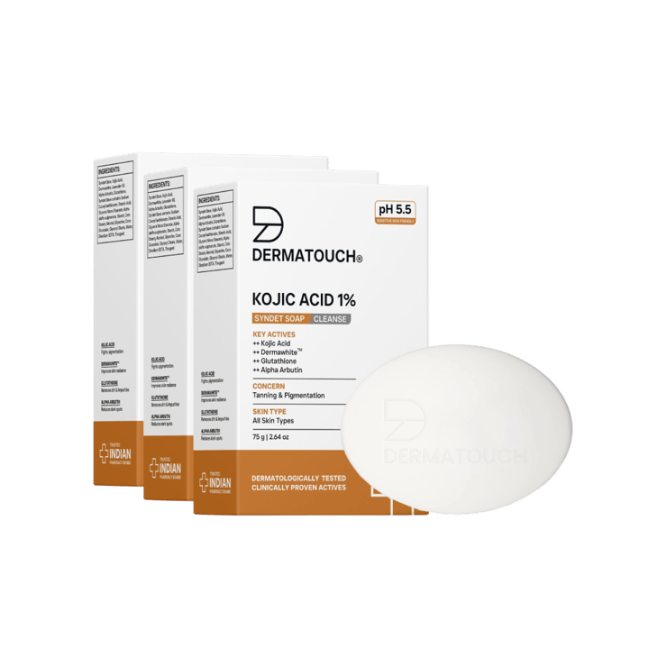 Dermatouch Kojic Acid 1% Soap – 3 pieces