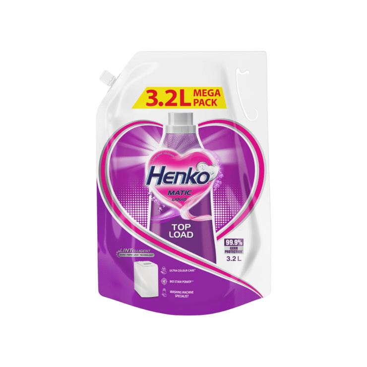 Henko Matic Top Load Liquid Detergent – 3.2 ltr