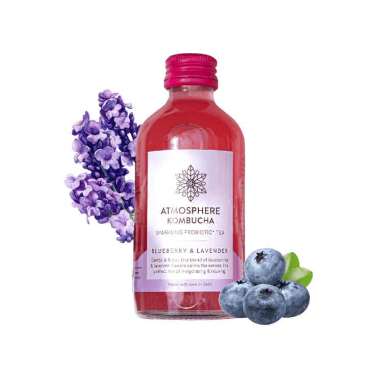 Atmosphere Studio Blueberry Lavender Kombucha – 210 ml