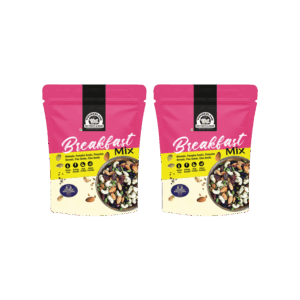 Wonderland Foods Breakfast Mix - Nuts & Seed Mix - Pack of 2 - 2 x 100 g