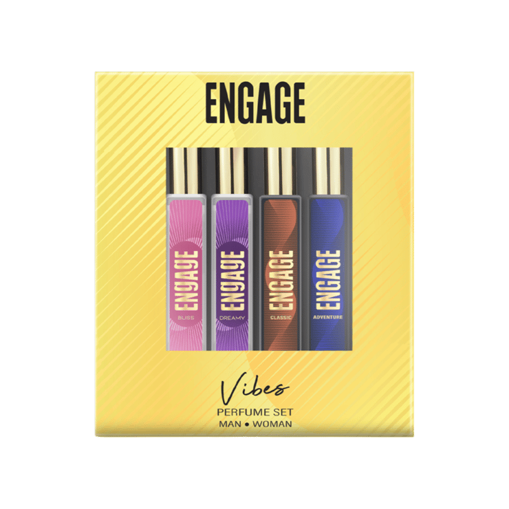 Engage Vibes Unisex Perfume Gift Set – 4 x 25 ml