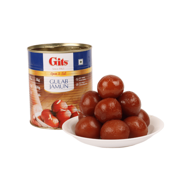 Open & Eat Gulab Jamun by Gits – 1 kg
