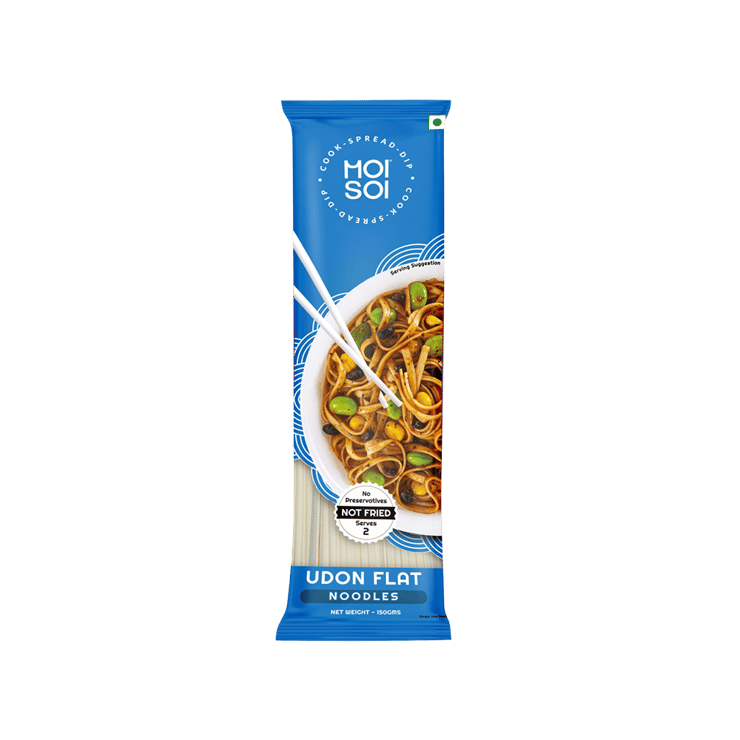 Moi Soi Udon Flat Noodles – Japanese Noodles – 150 g