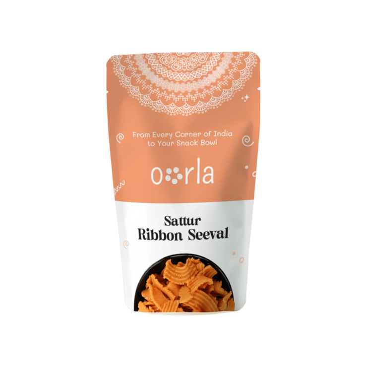 Oorla Sattur Ribbon Seeval Namkeen Snacks – 180 g