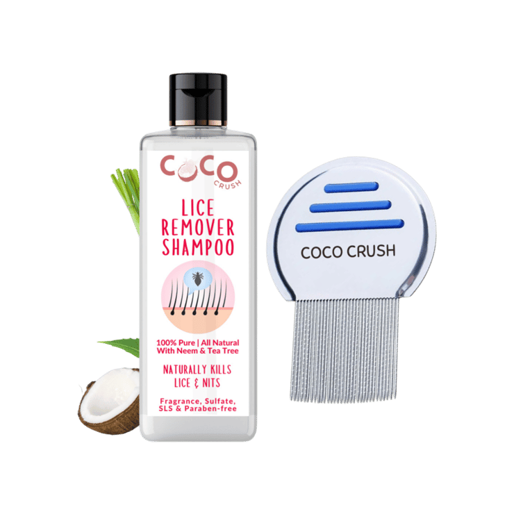 Coco Crush Lice Removal Shampoo with Treatment Comb – 50 ml