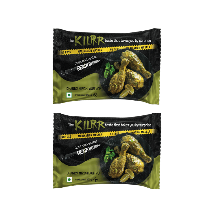 KILRR Dhaniya Mirchi Aur Woh Tandoori Chicken Masala – Pack of 2 – 2 x 22 g