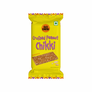 Crushed Peanut Chikki by GO DESi - 100 g