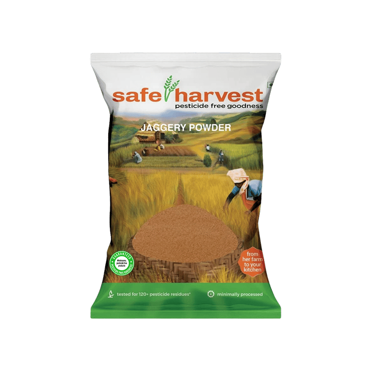 Safe Harvest Pesticide-Free Jaggery Powder – 500 g
