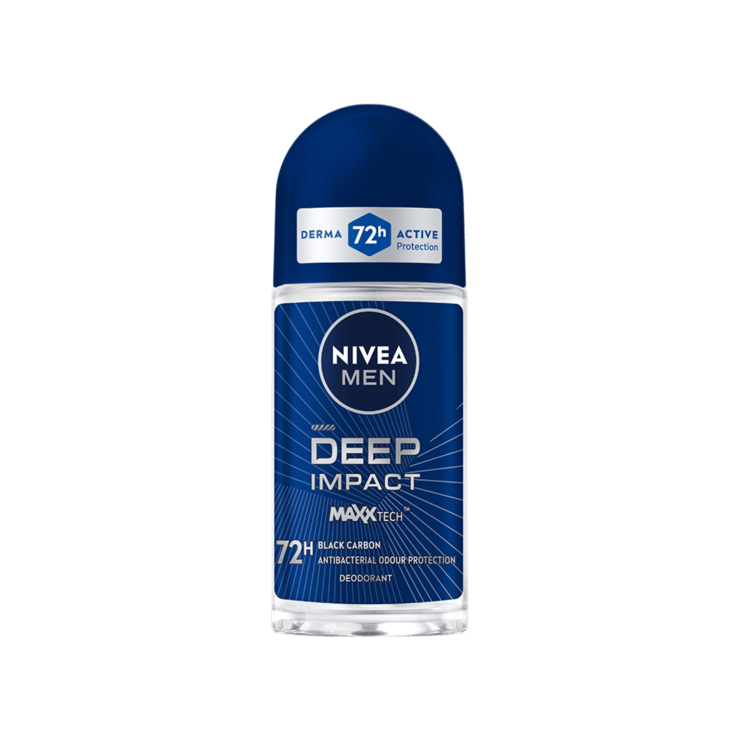 Nivea Men Deep Impact Freshness Deodorant Roll On – 50 ml