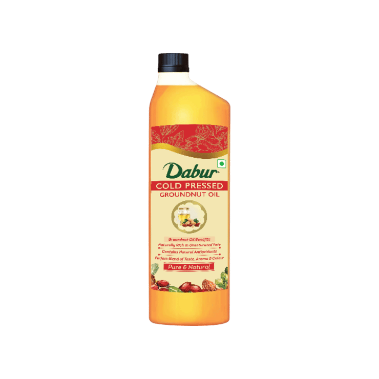 Dabur Cold Pressed Cooking Groundnut Oil – 1 ltr