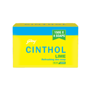 Cinthol Lime Bath Soap - Pack of 4 - 1 pack (4 x 150 g)