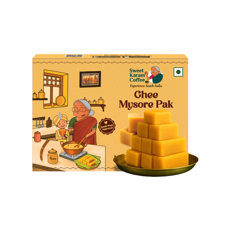 Original Ghee Mysore Pak by Sweet Karam Coffee – 100 g