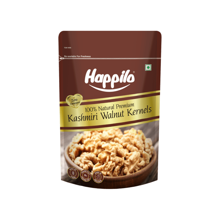 Happilo Premium Natural Kashmiri Premium Walnut Kernels – 200 g