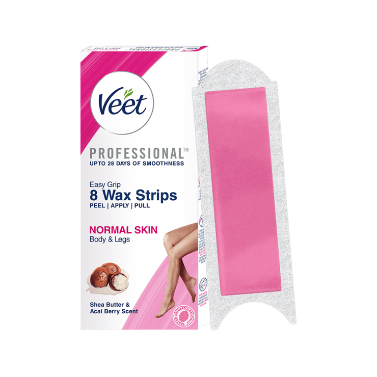 Veet Professional Ready-to-use Normal Skin Wax Strips – 1 pack (8 pieces)