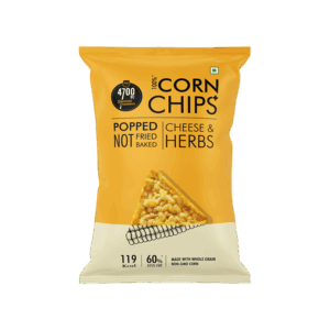 4700BC Cheese & Herbs Corn Popped Chips + - 55 g