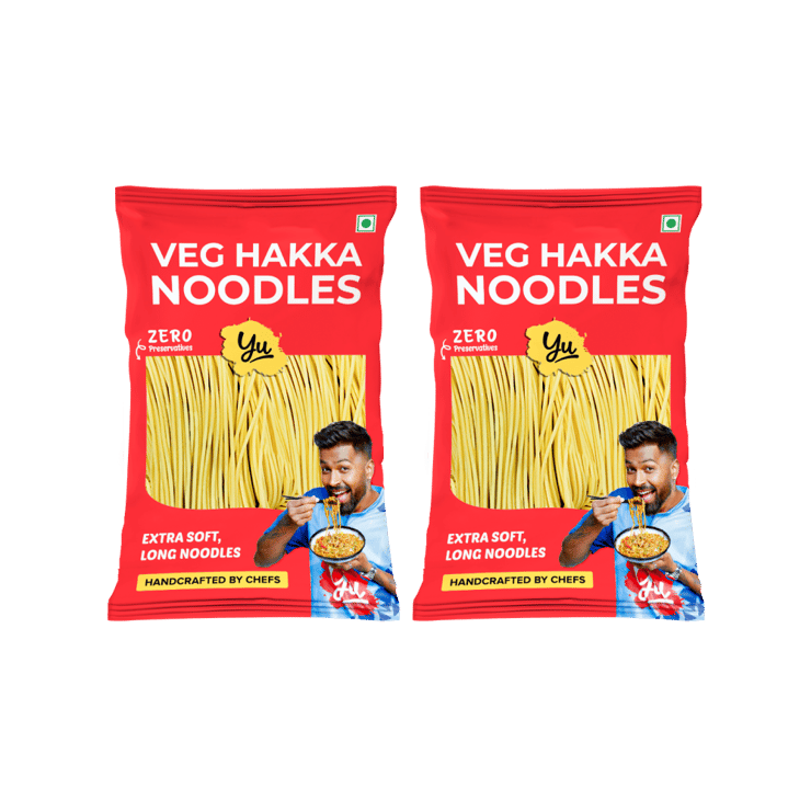 Yu Veg Hakka Noodles (Zero Oil) – Pack of 2 – 2 x 150 g