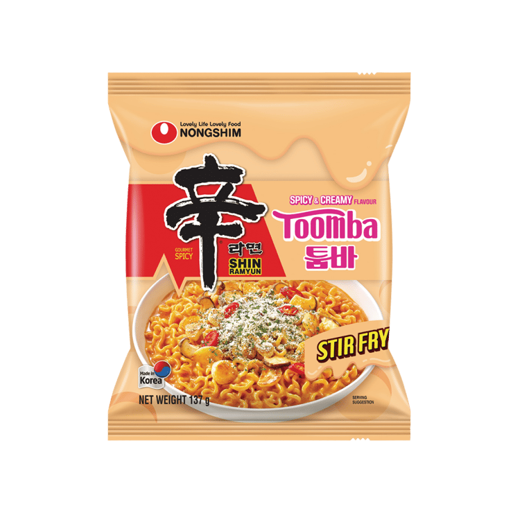 Nongshim Shin Ramyun Toomba Instant Noodles (Spicy & Creamy) – 137 g