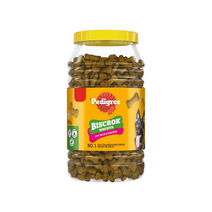 Pedigree Biscrok Dog Treat With Milk and Chicken – 900 g