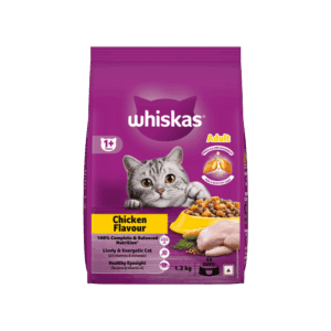 Whiskas Adult Dry Cat Food -Chicken Flavour (1+ Years) - 1.2 kg