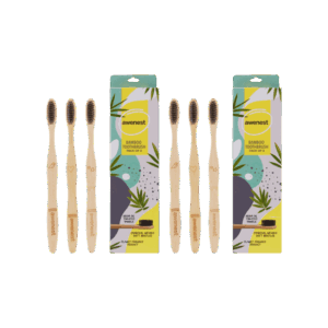Awenest Bamboo Toothbrush - 1 pack (6 pieces)