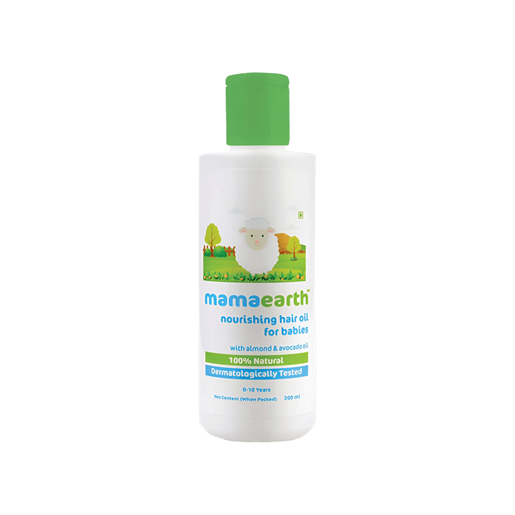 Mamaearth Nourishing Baby Hair Oil (0 – 10 Years) – 200 ml