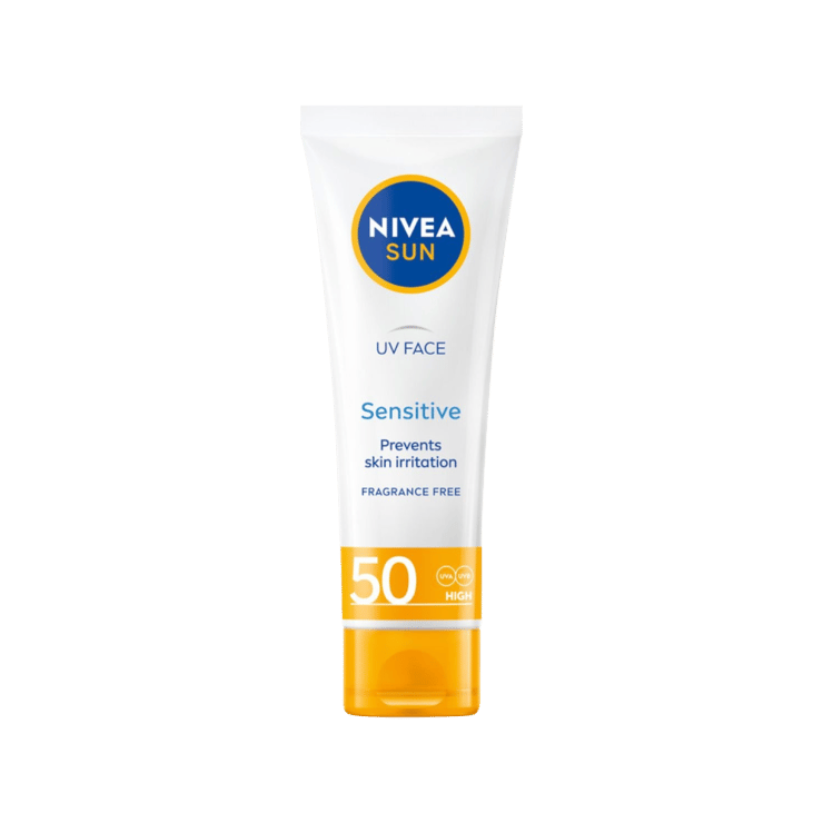 Nivea Sensitive UV Face Sunscreen (SPF 50) – 50 ml