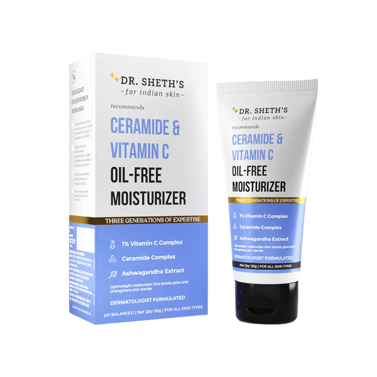 Dr. Sheth’s Ceramide & Vitamin C Oil-Free Moisturizer – 50 g