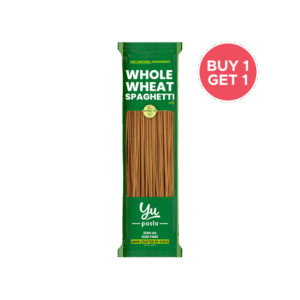 Yu 100% Whole Wheat Spaghetti Pasta - Buy 1 Get 1 Free - 500 g + 500 g