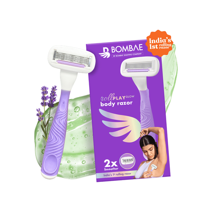 Bombae RollPlay Glow Body Razor – 1 piece