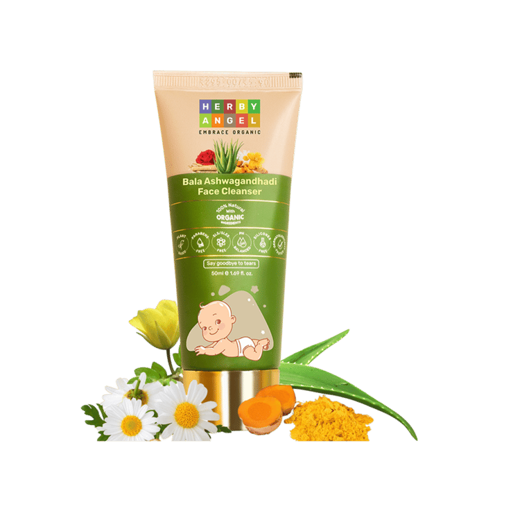 Herby Angel Bala Ashwagandhadi Baby Face Wash – 50 ml
