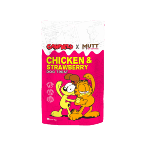 Mutt of Course Garfield Chicken & Strawberry Dog Treat - 70 g