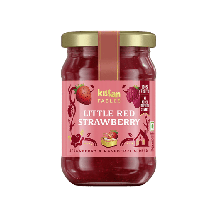 Kissan Strawberry & Raspberry Spread – 340 g